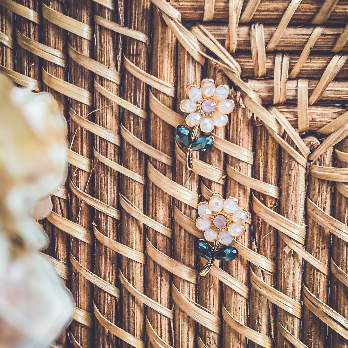 Beautiful Dainty Flower Studs