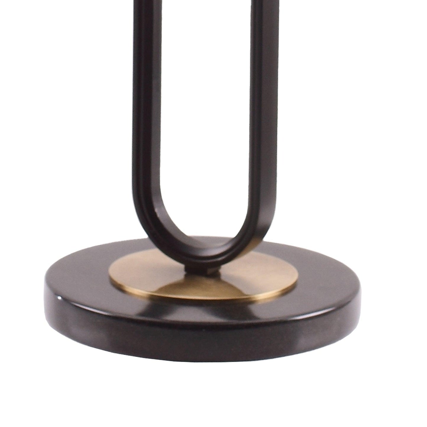 12" Black Round Side Table