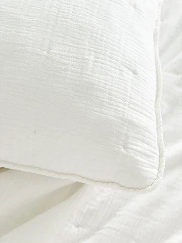 Easy Cotton Gauze Quilt & Pillow Set