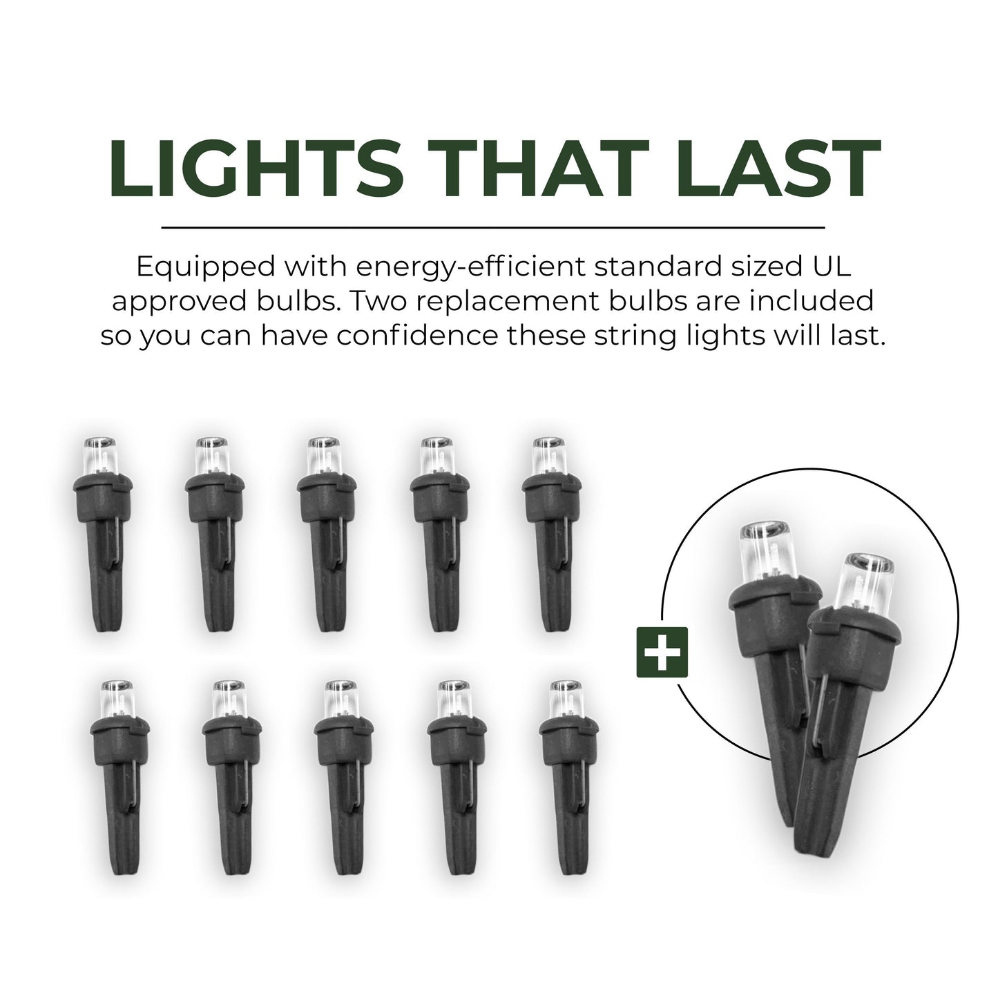 LED Light Set 10-Light-Edison Bulb