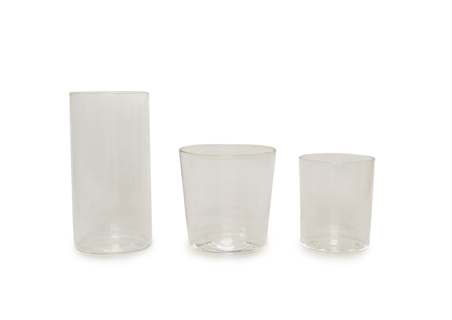 Handblown Tumbler-Clear
