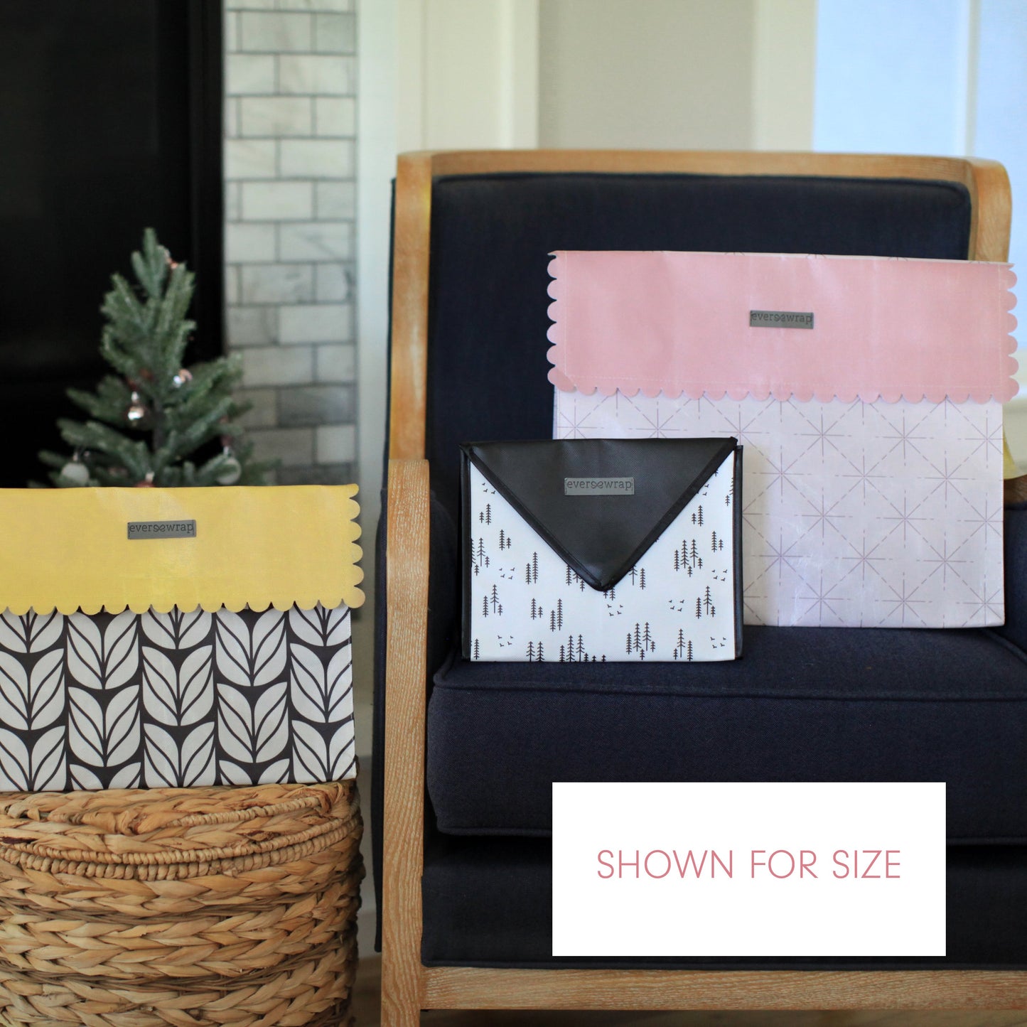 EverEnvelope: Large Pink Reusable Gift Bag with Magnetic Closure (Reusable Gift Wrap Bags – Sustainable, Foldable, Eco-Friendly)