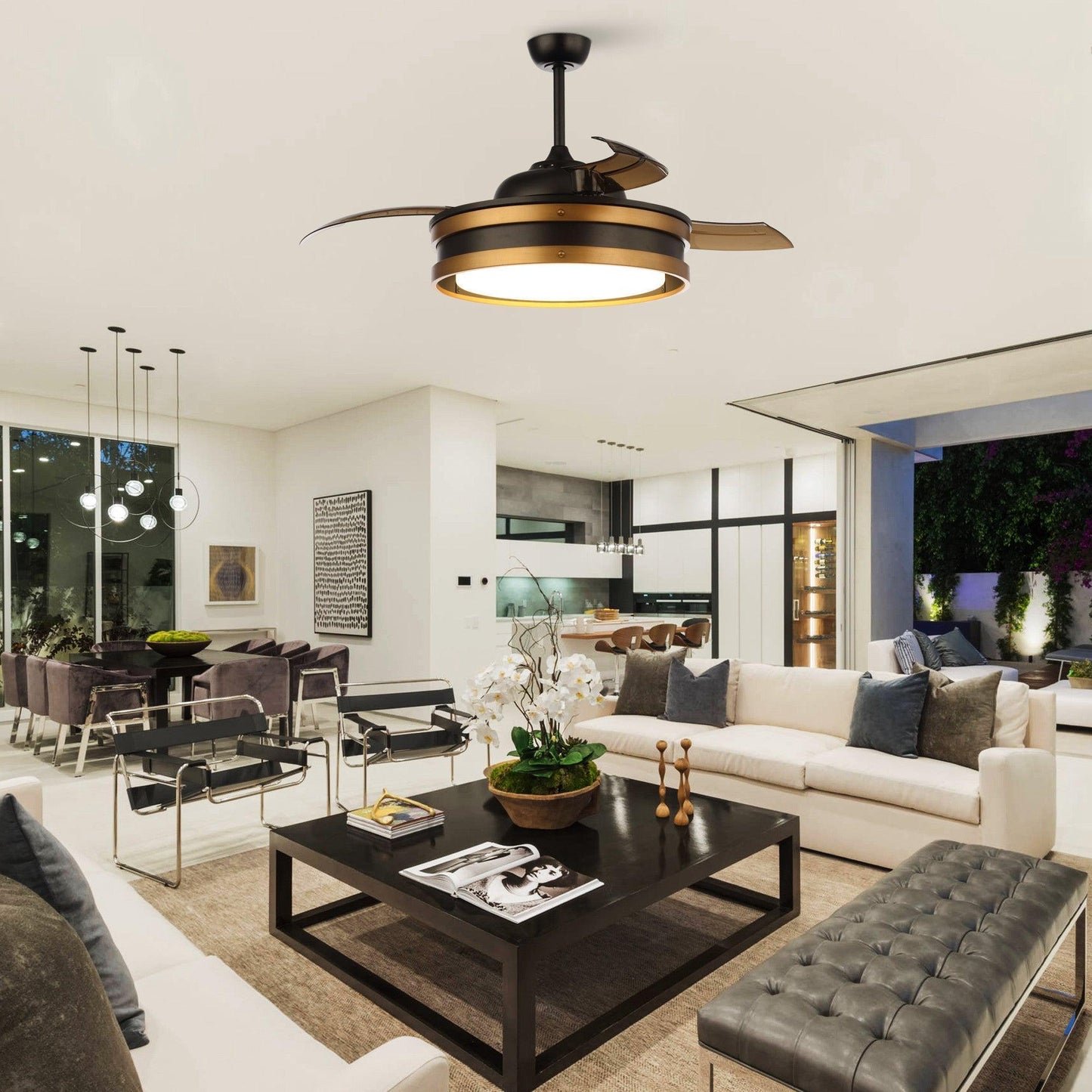 52" Mayna Smart Fan With Led Light