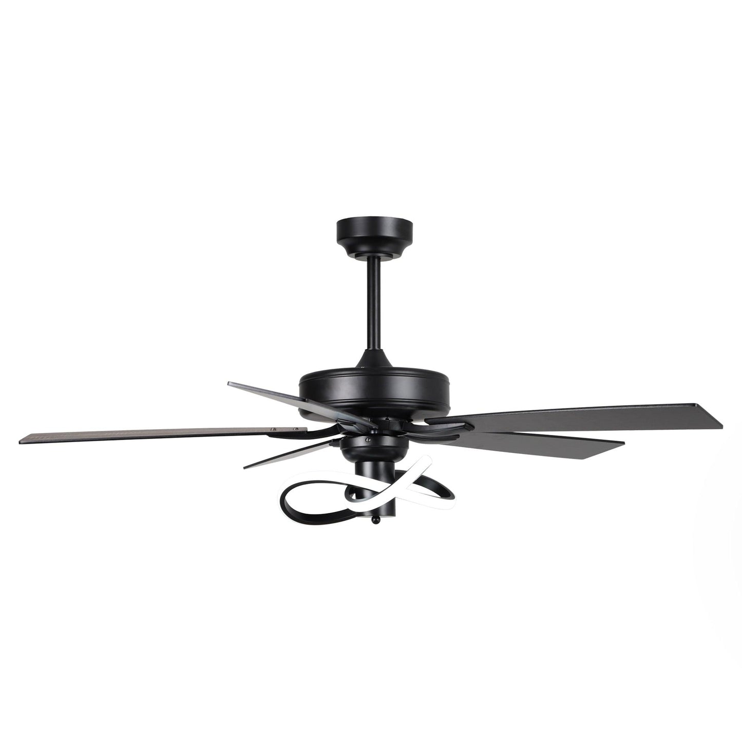 52 Inch Oregon DC Motor Modern Downrod Ceiling Fan with LED Light