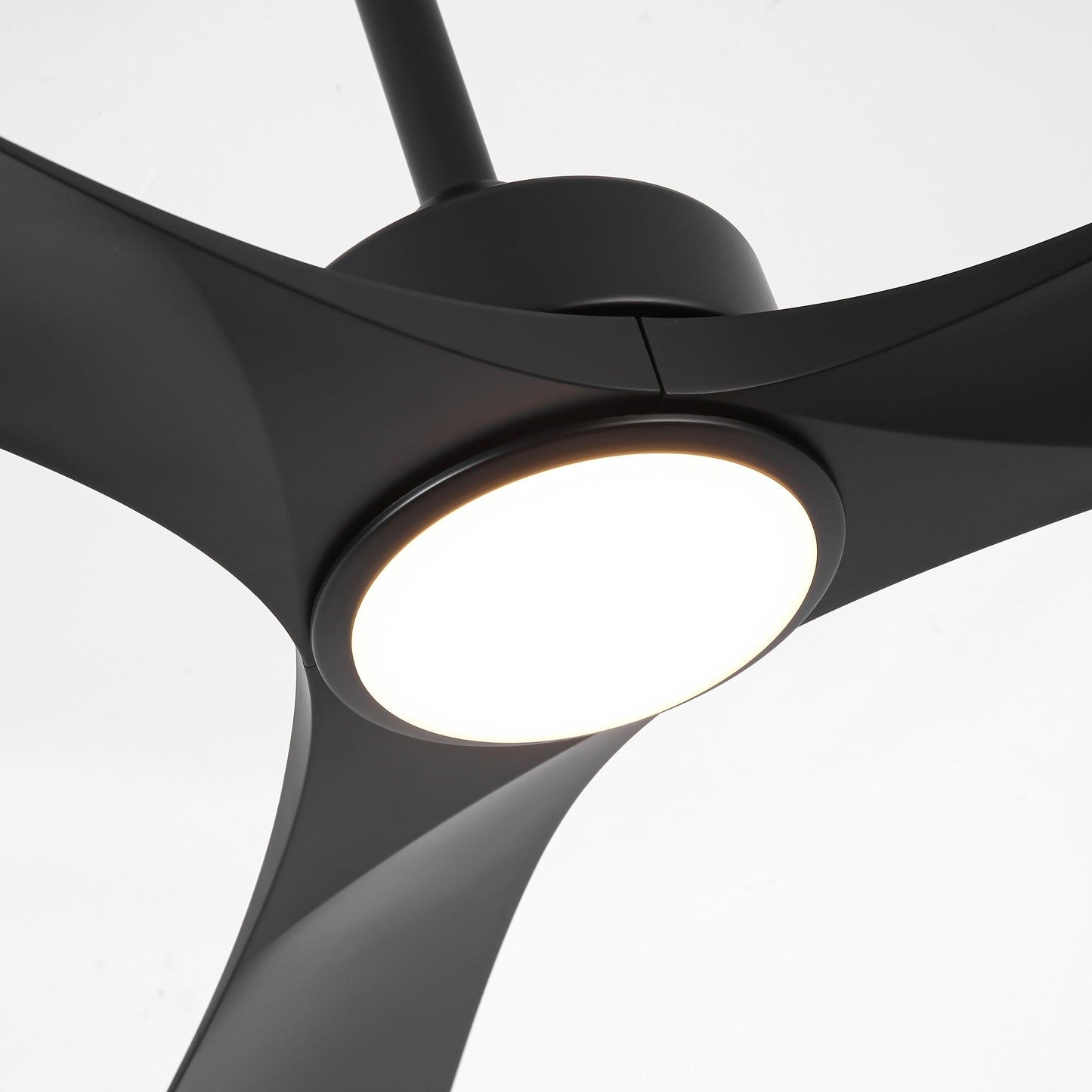 60 Inch Alexi DC Motor Modern Downrod Ceiling Fan with LED Light