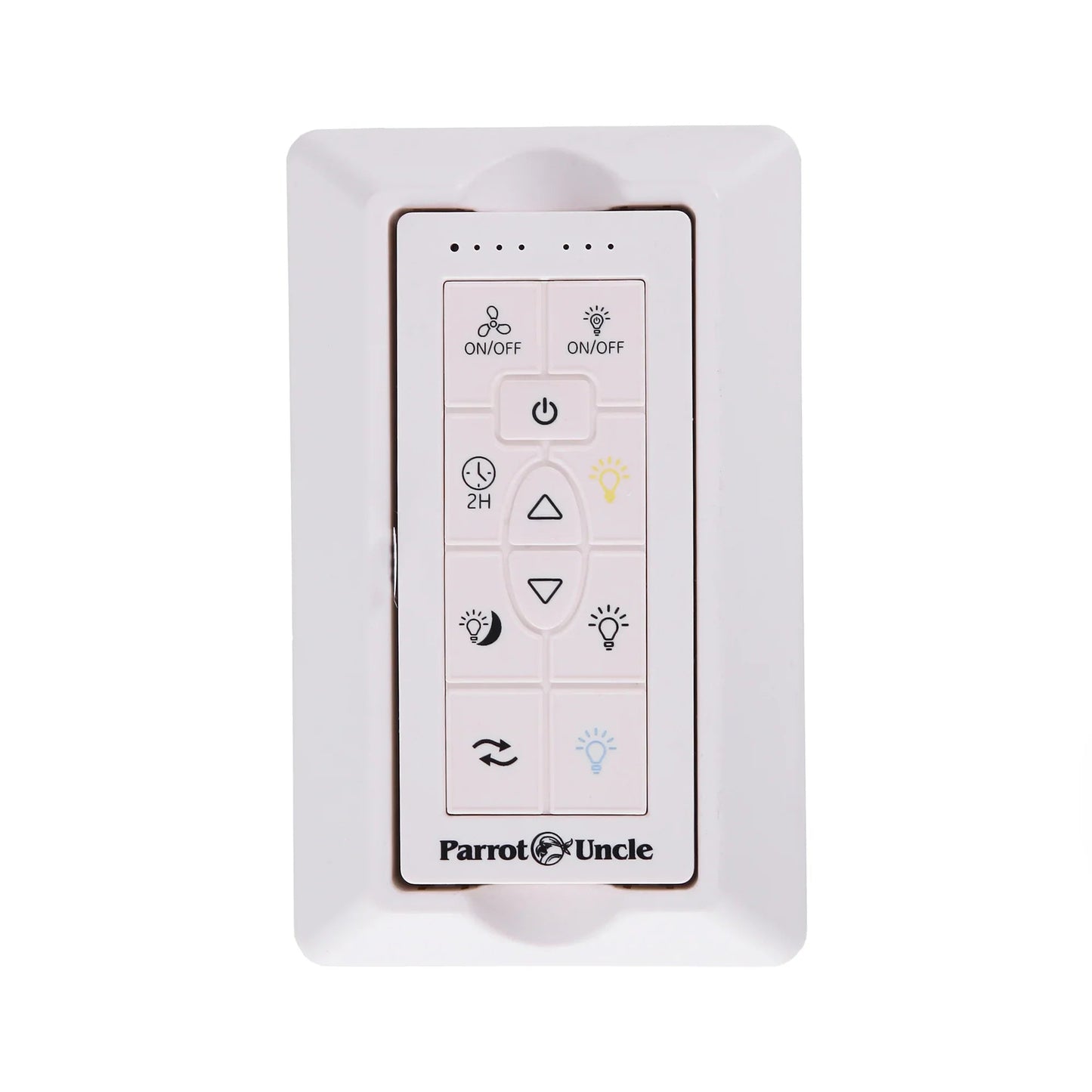 52 Inch Double-sided Blades Modern Downrod Mount Ceiling Fan with Main/Side LED Light