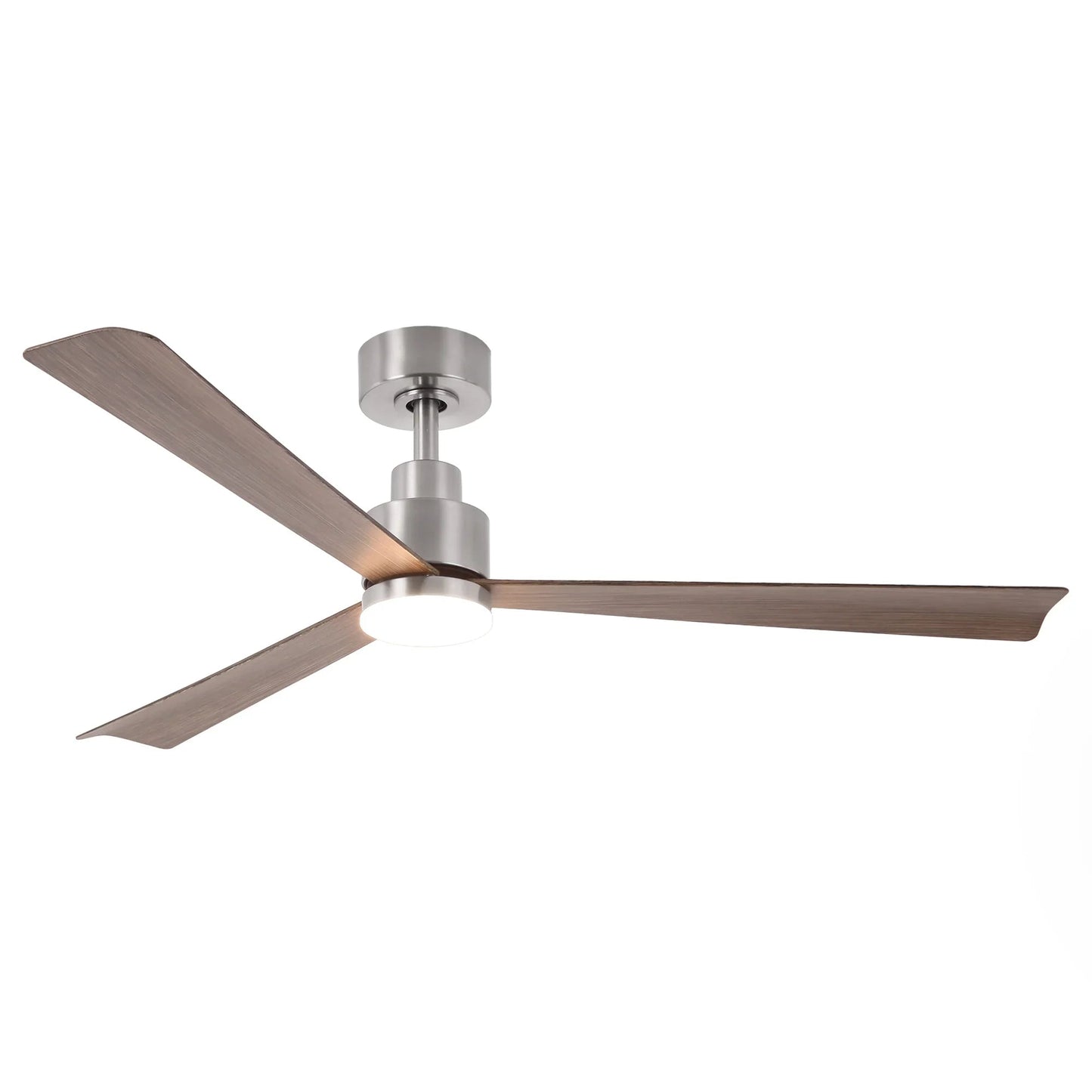 52 Inch Dinah Modern Downrod Mount Ceiling Fan with Remote Control and LED Light