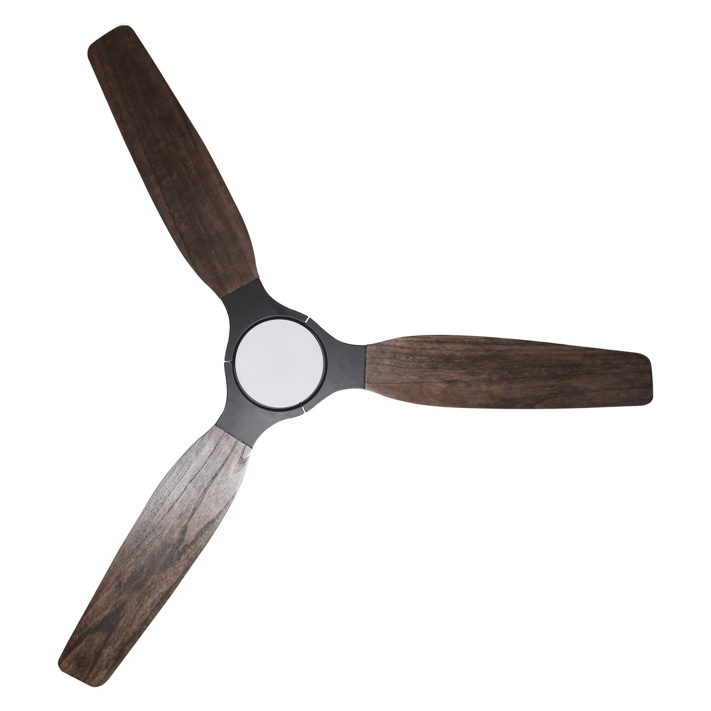56 Inch Louise Downrod Mount LED Wood Blades Ceiling Fan with Remote Control