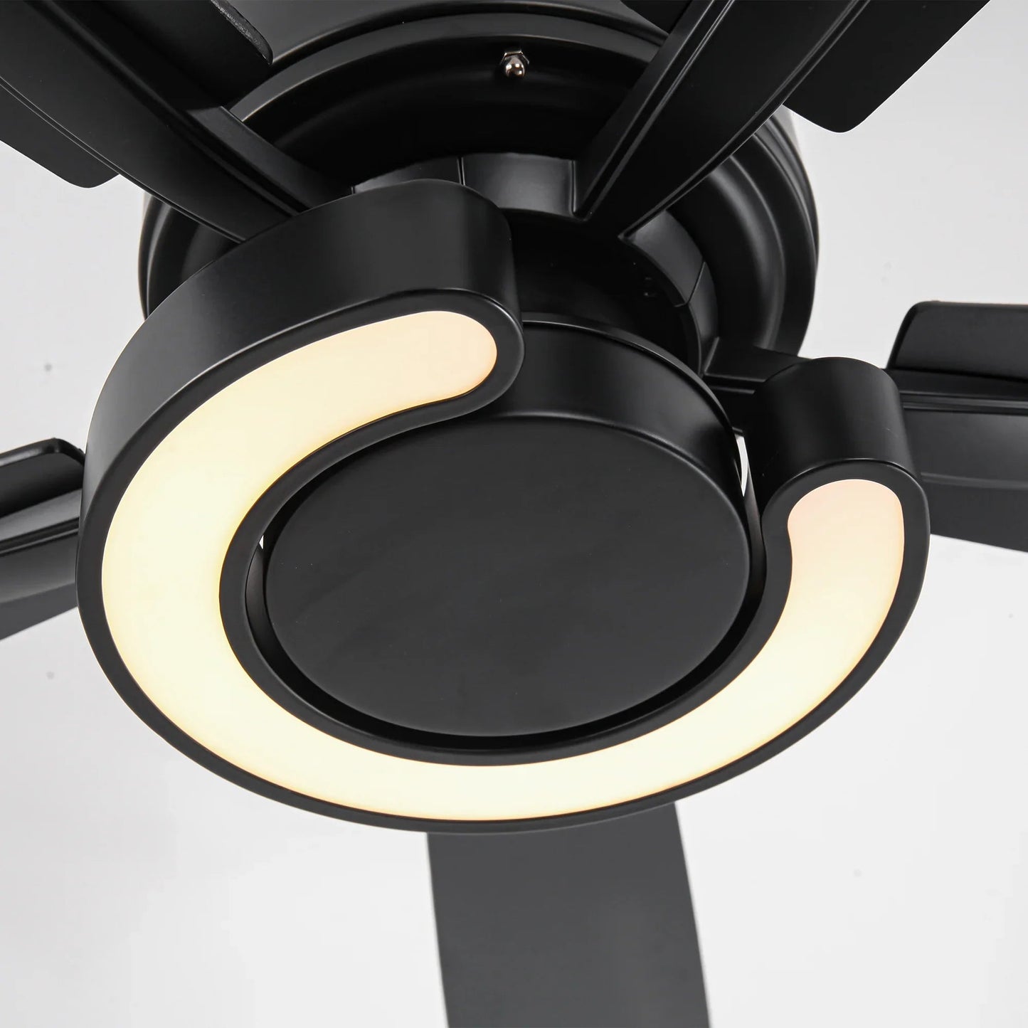 52 Inch Arlen Double-sided Blades Downrod Mount LED Ceiling Fan with Remote Control