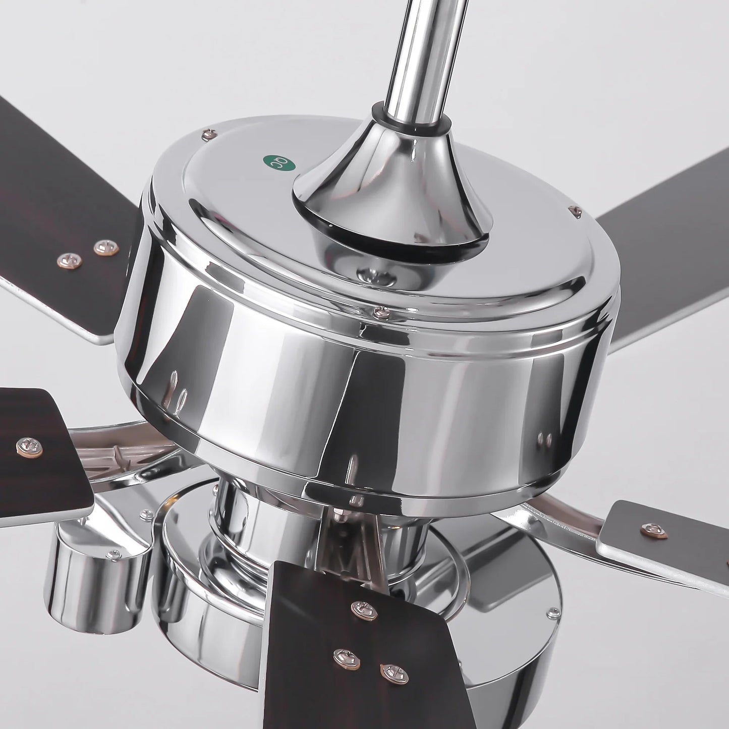 52 Inch Arlen Double-sided Blades Downrod Mount LED Ceiling Fan with Remote Control