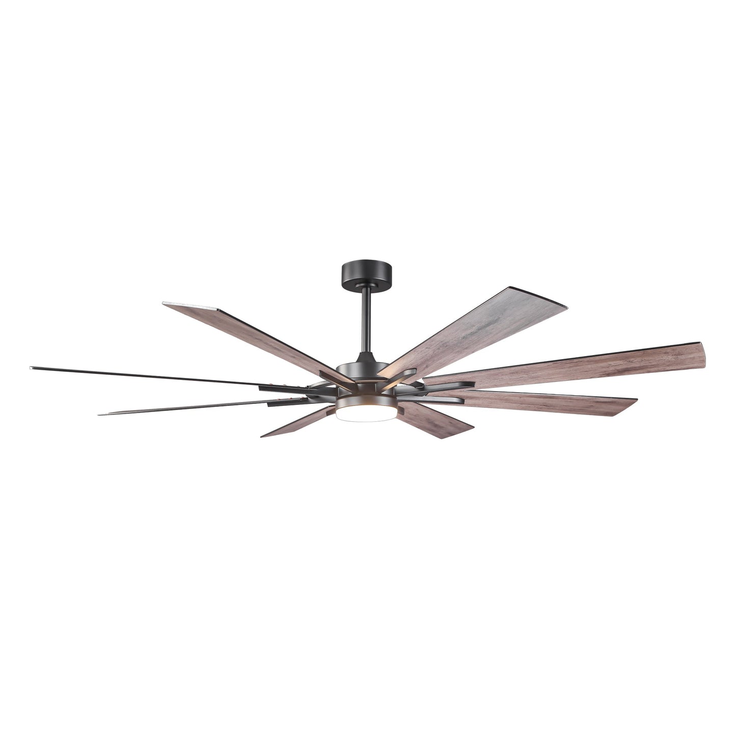 60 Inch 72 Inch Windmill Downrod Mount LED Ceiling Fan with Remote and APP Control