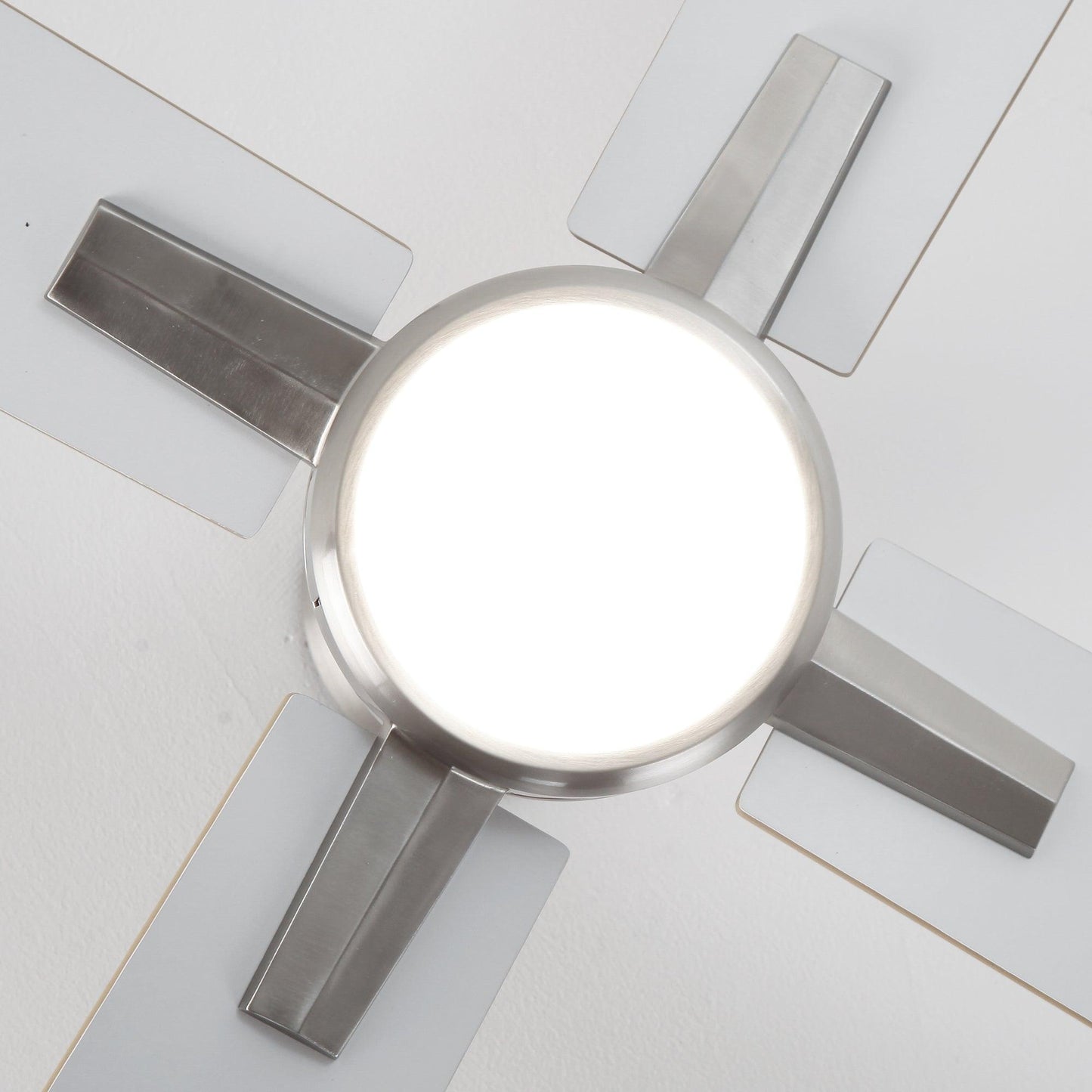 48" Linden DC Motor Downrod Mount Reversible Ceiling Fan with Lighting and Remote Control