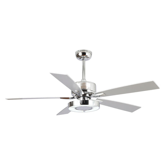 52" Vendome Industrial Downrod Mount Reversible Ceiling Fan With Lighting And Remote Control