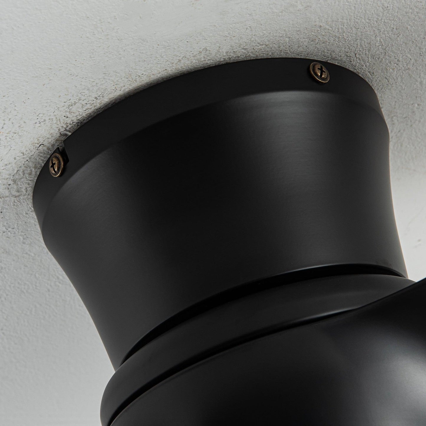 31" Mazon Modern DC Motor Flush Mount Reversible Ceiling Fan with LED Lighting and Remote Control