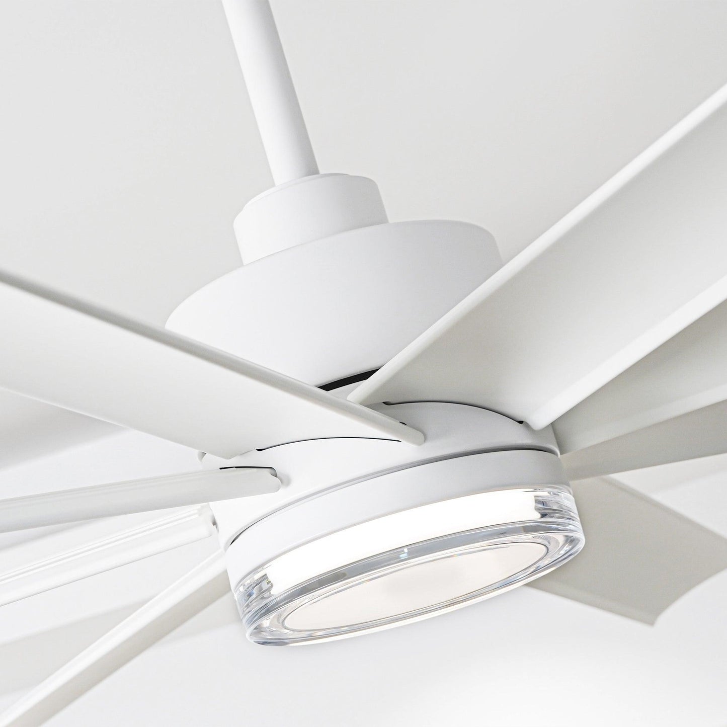 72 Inch Daugava Modern Downrod Mount Smart Fan with LED Light