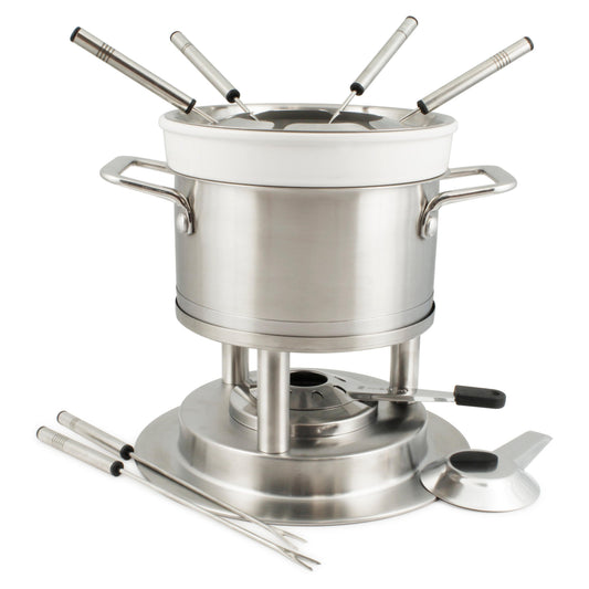 11-Piece Stainless Steel Fondue Set | Basel | Swissmar