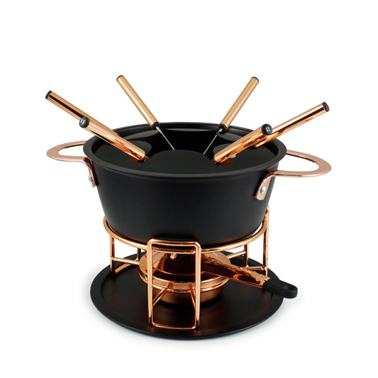 11-Piece Cast Aluminum Fondue Set | Realp | Swissmar