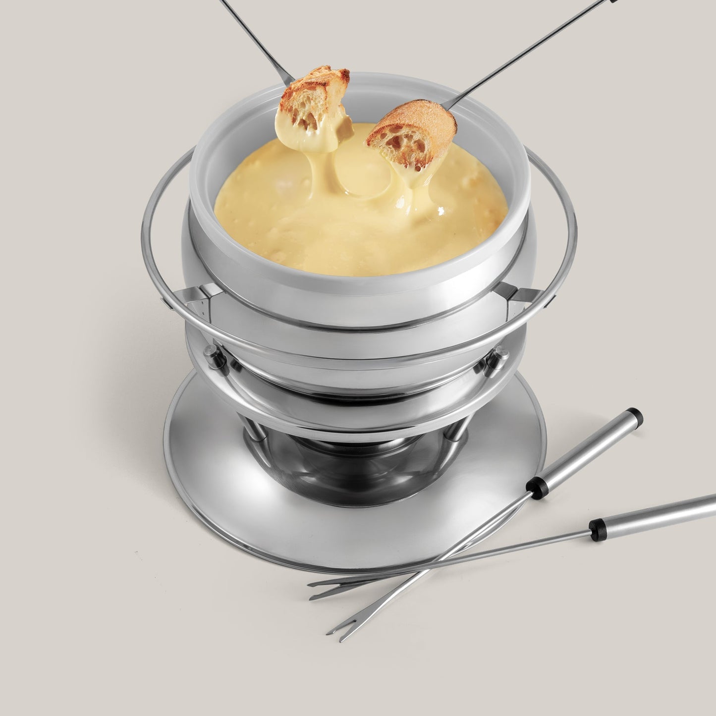 Zuri 3-in-1 Stainless Steel Fondue Set