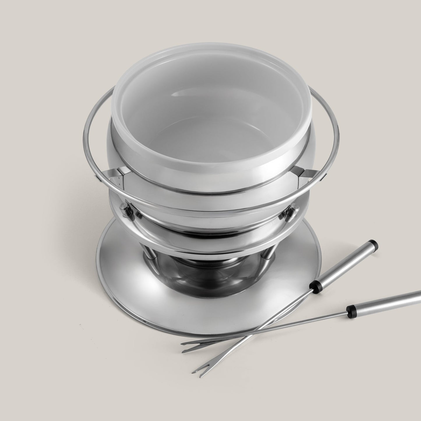 Zuri 3-in-1 Stainless Steel Fondue Set