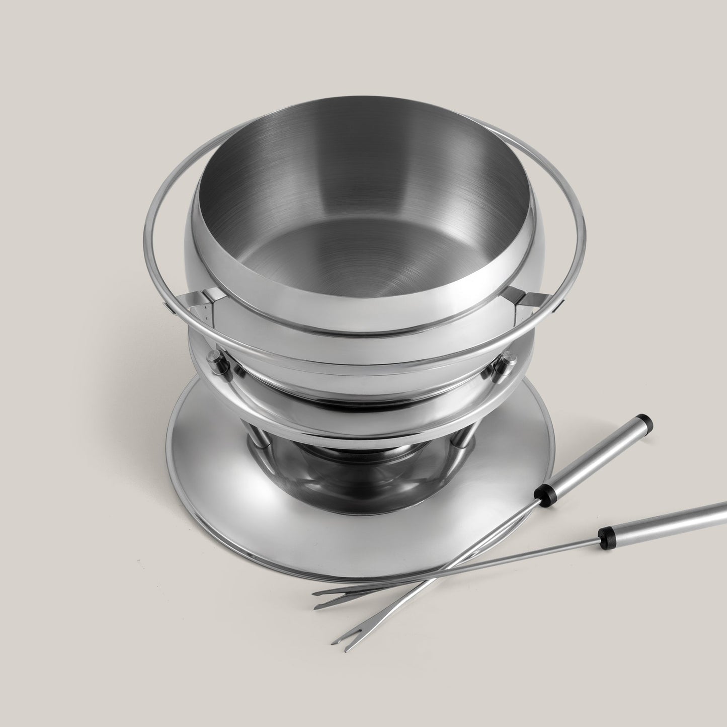 Zuri 3-in-1 Stainless Steel Fondue Set