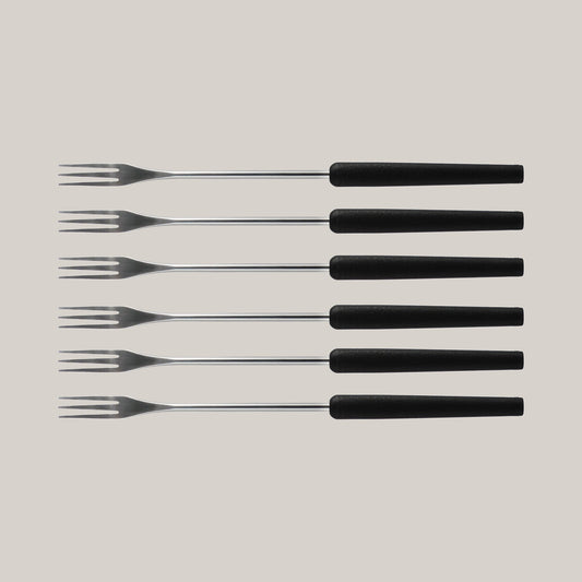 Fondue Forks Set - Cheese & Oil / Broth Fondue – Set of 6