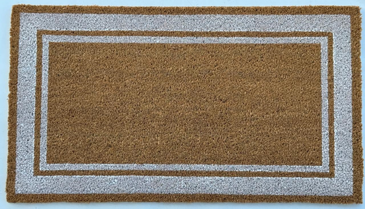 KAF Home Durable Natural Coir Doormats - 17" x 30"