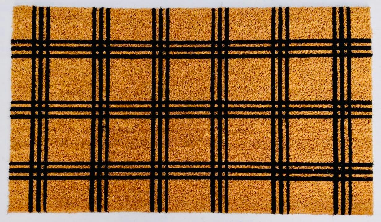 KAF Home Durable Natural Coir Doormats - 17" x 30"