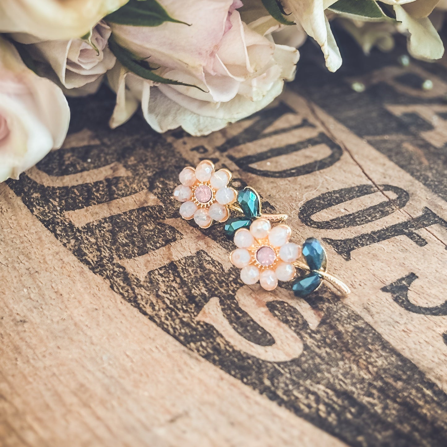 Beautiful Dainty Flower Studs