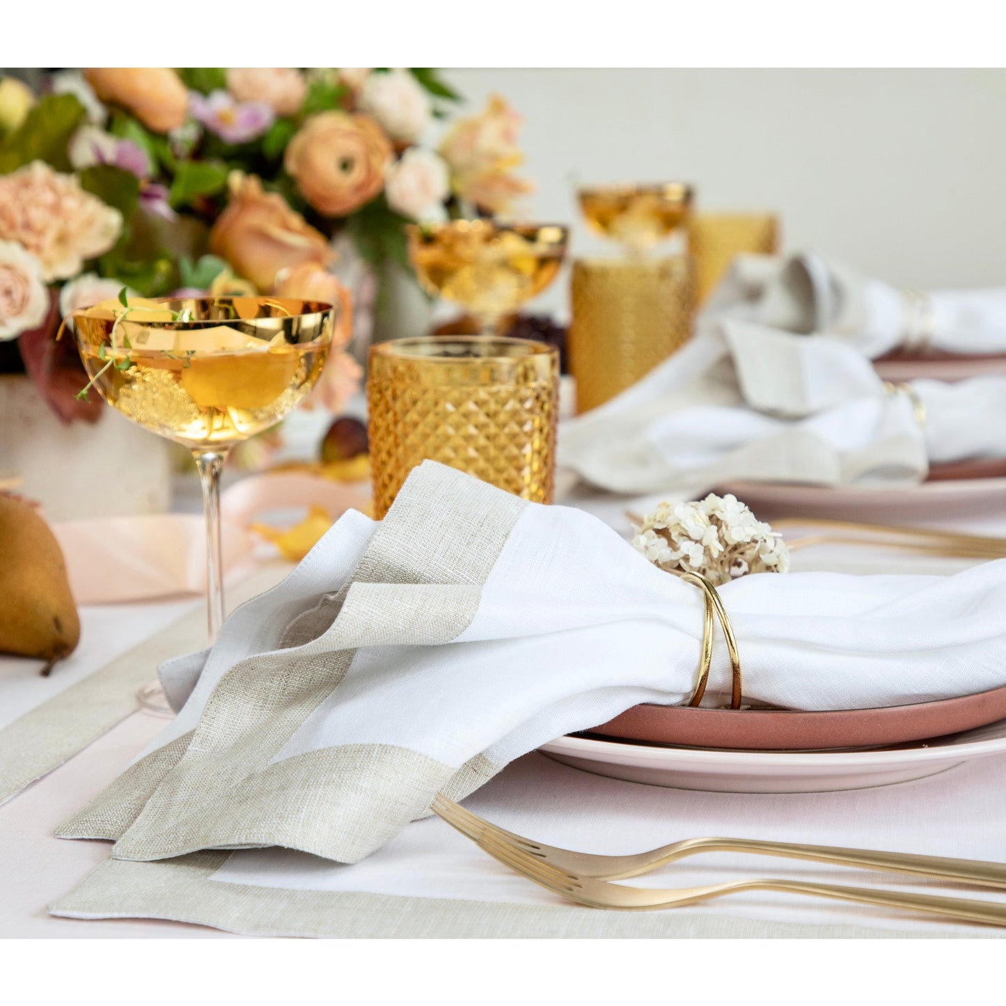 Festive Edge Napkins, Set of 4