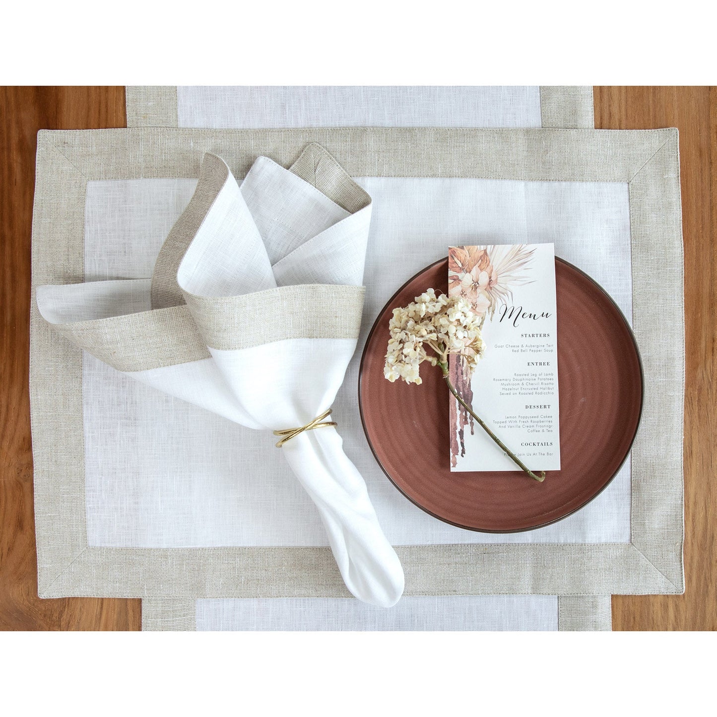 Festive Edge Placemats, Set of 4
