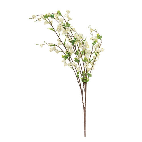 Cream Lilac Branch - 35"