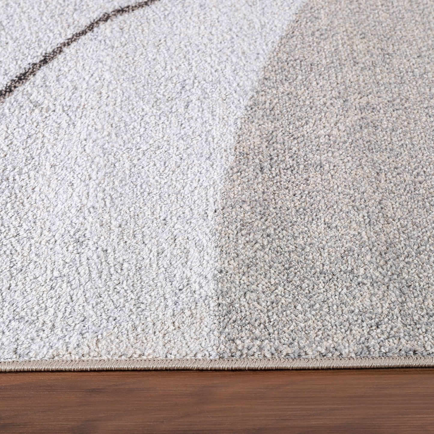 Area Rug Fiesta with Abstract Artistic Pattern in Beige and Grey