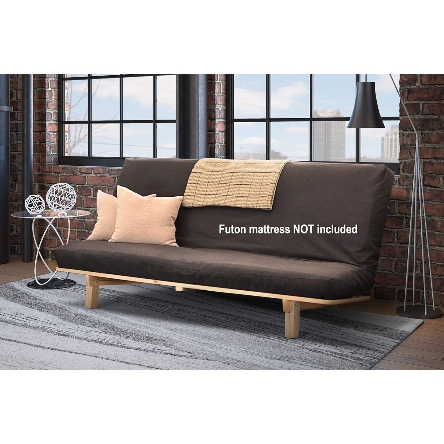 Full size Solid Wood Futon Sofa Bed Frame - Made in the USA
