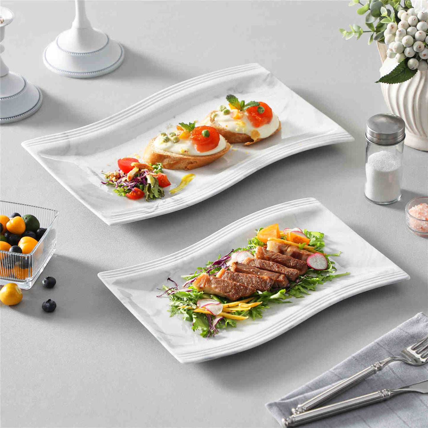 Flora Platters Set of 2