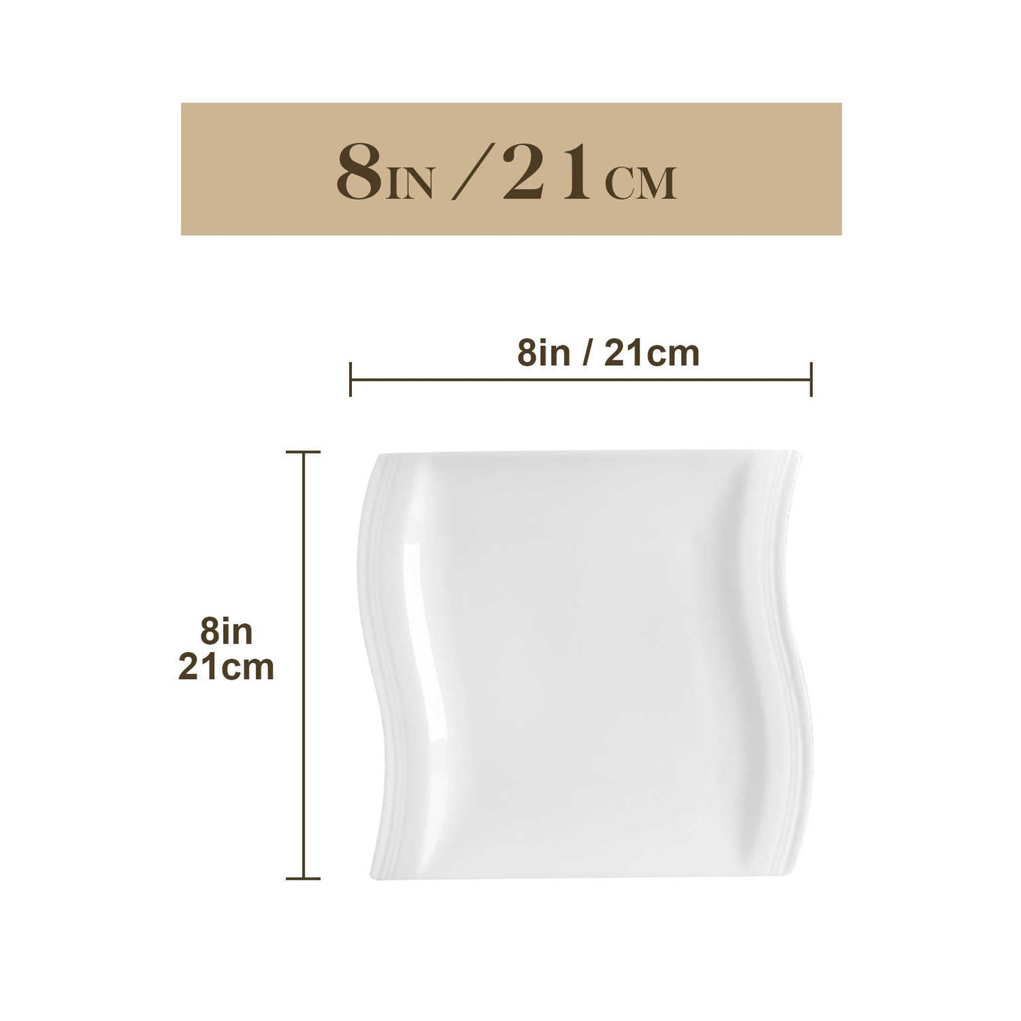 Flora Dessert Plates Set of 6