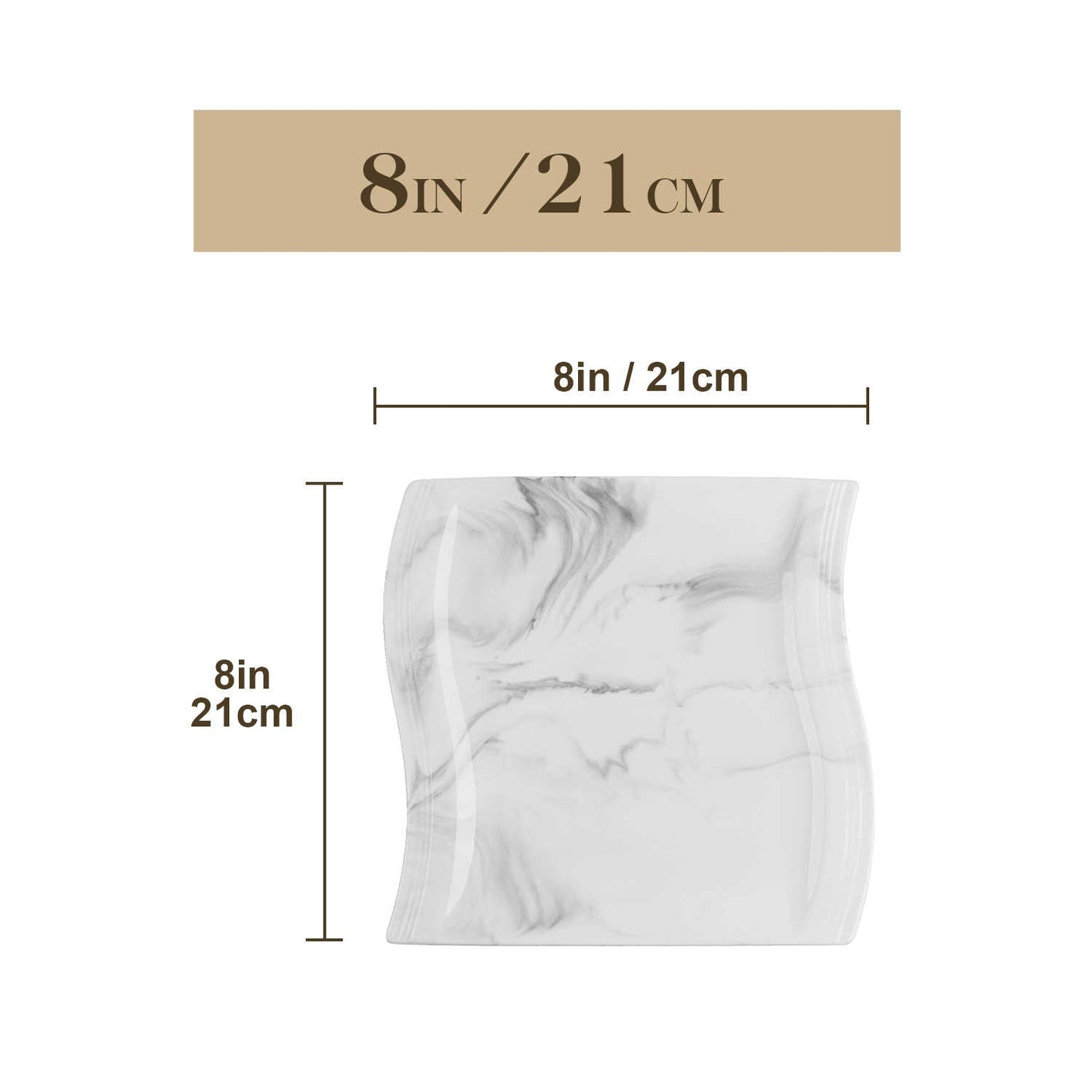 Flora Dessert Plates Set of 6