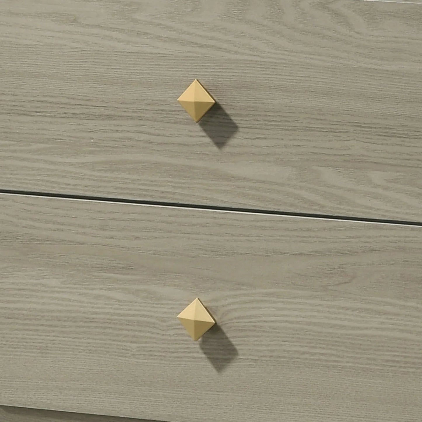 Rainier Modern 25" Gray Wood 2-Drawer Nightstand