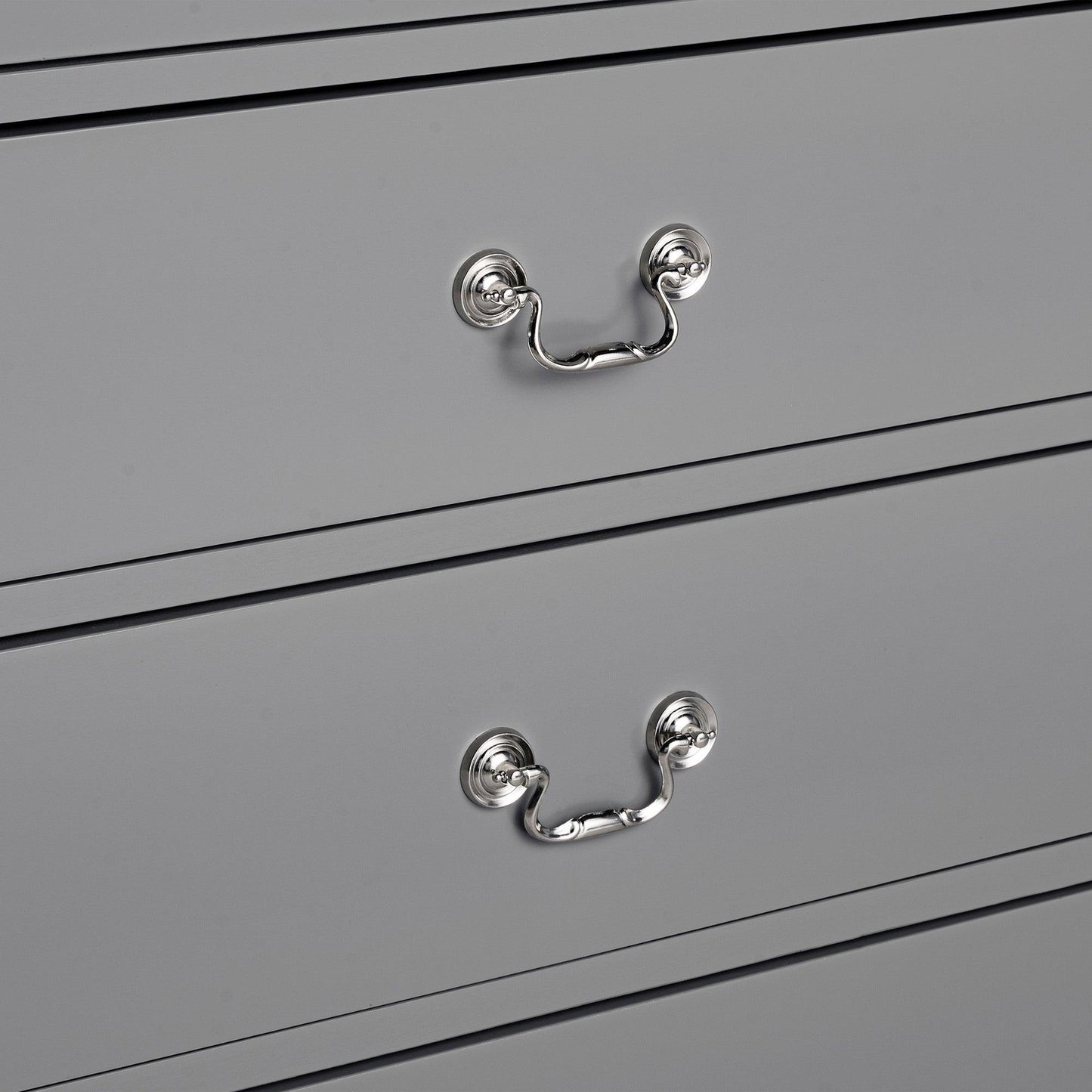 Transitional 5-Drawer 31.5 in. Wide Chest of Drawers with Bracket Feet