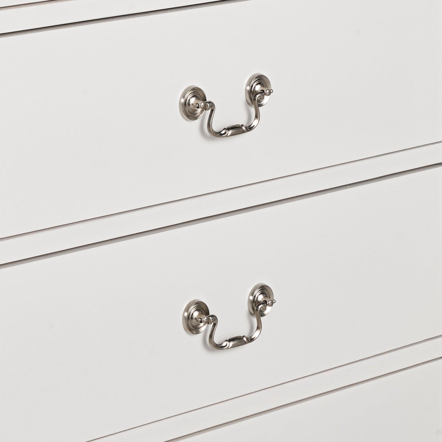 Transitional 5-Drawer 31.5 in. Wide Chest of Drawers with Bracket Feet