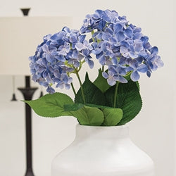 Blue Hydrangea Bush - 17"H