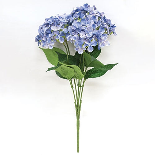 Blue Hydrangea Bush - 17"H