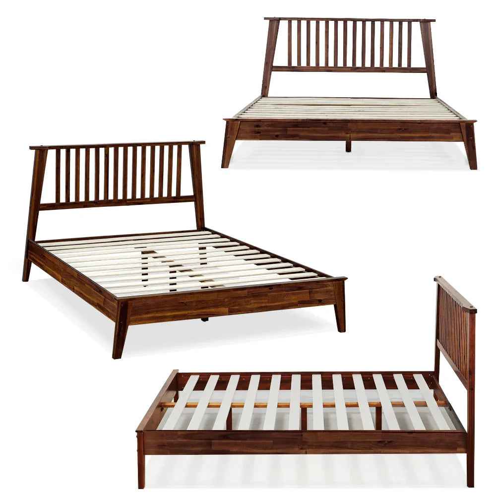 Acacia Kaylin Solid Wood Bed Frame for Durable Style and Comfort