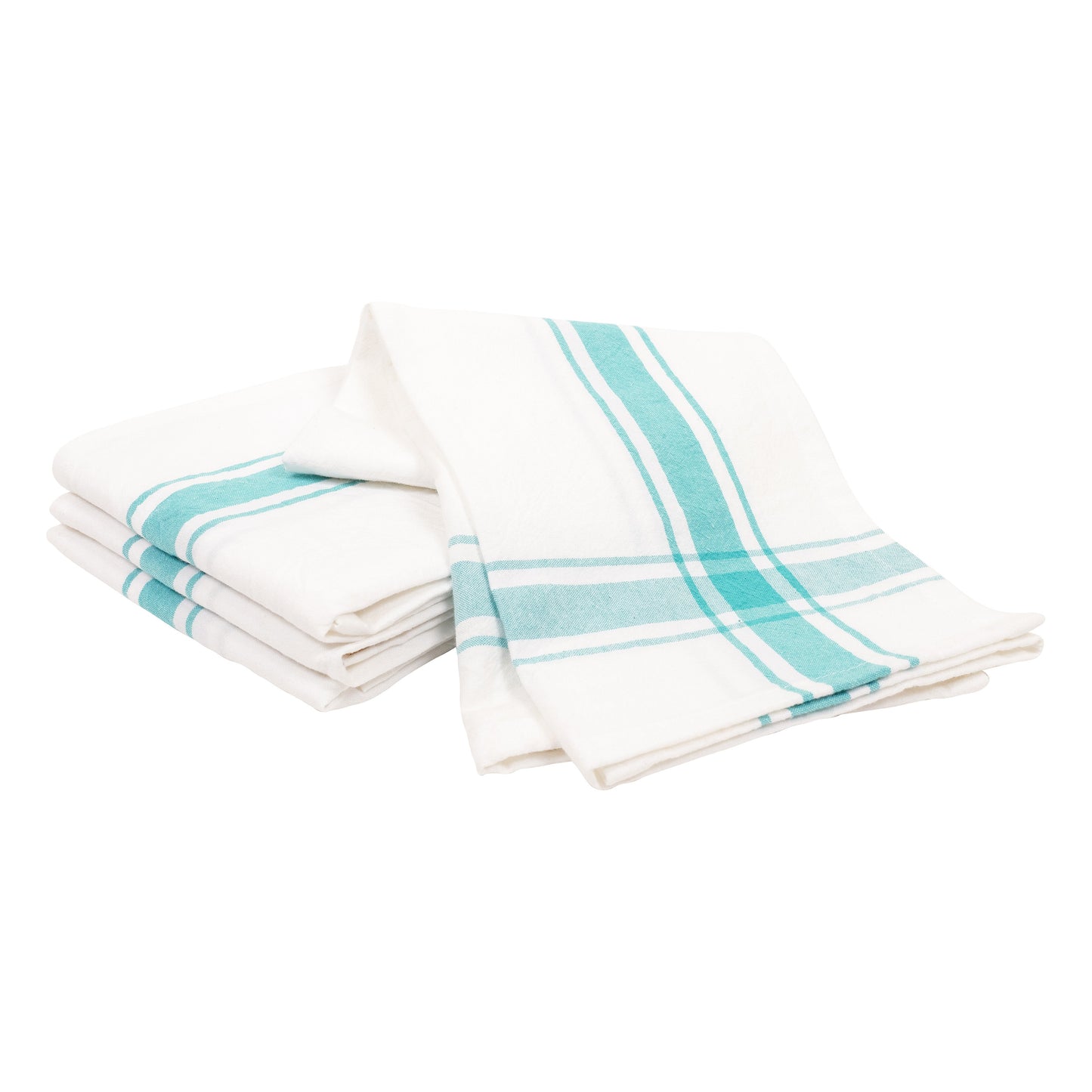 Yarn Dyed Flour Sack Kitchen Towels - Set of 4
