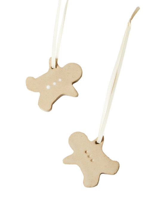 Farmhouse Pottery Baker's Gingerbread Ornaments