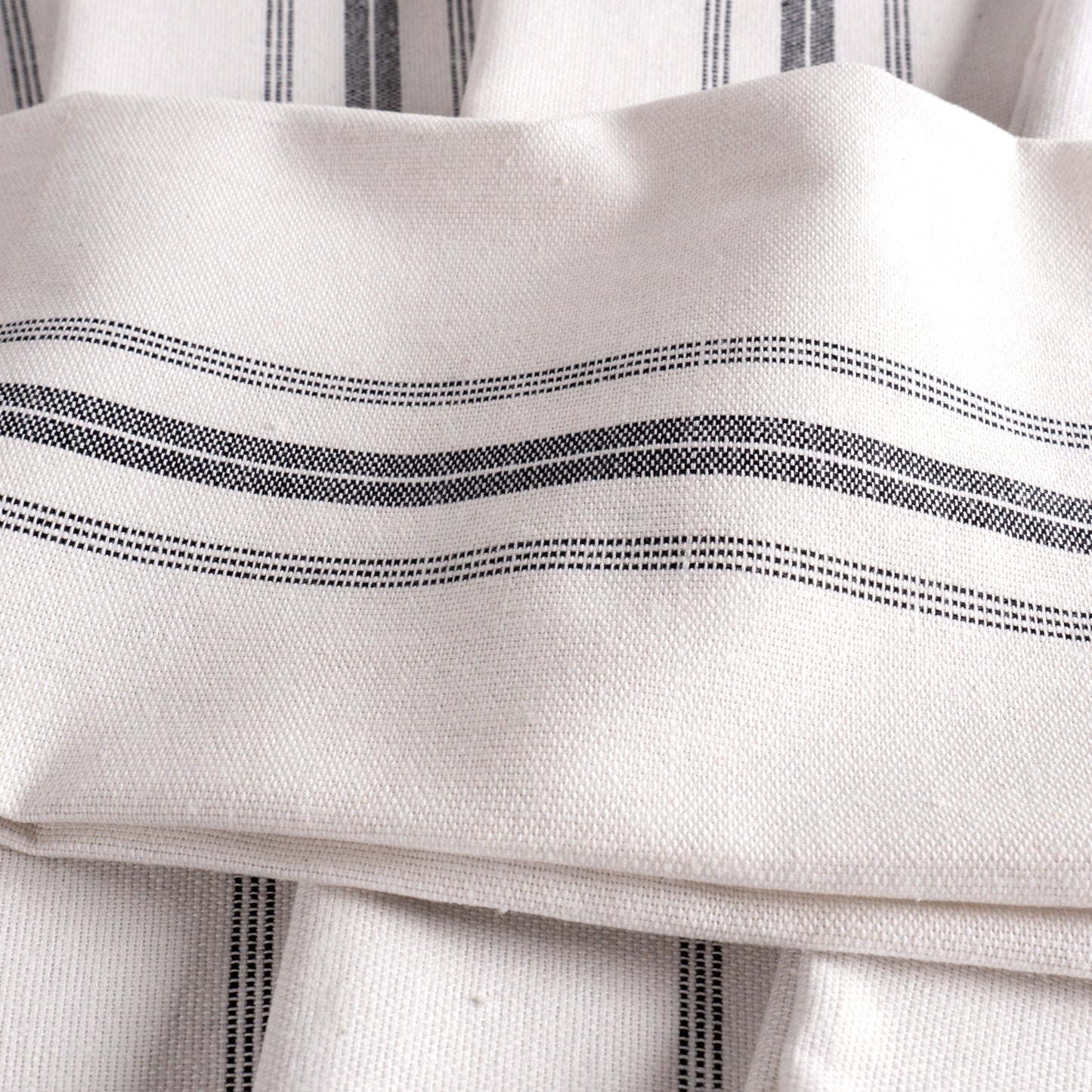 Farmhouse Stripe Kitchen Towels - Set Of 12