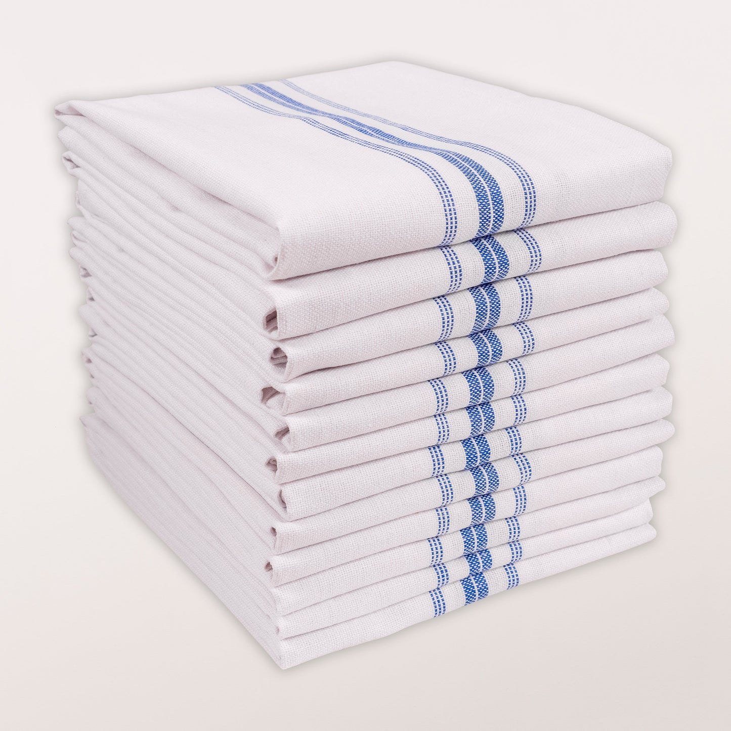 Farmhouse Stripe Kitchen Towels - Set Of 12