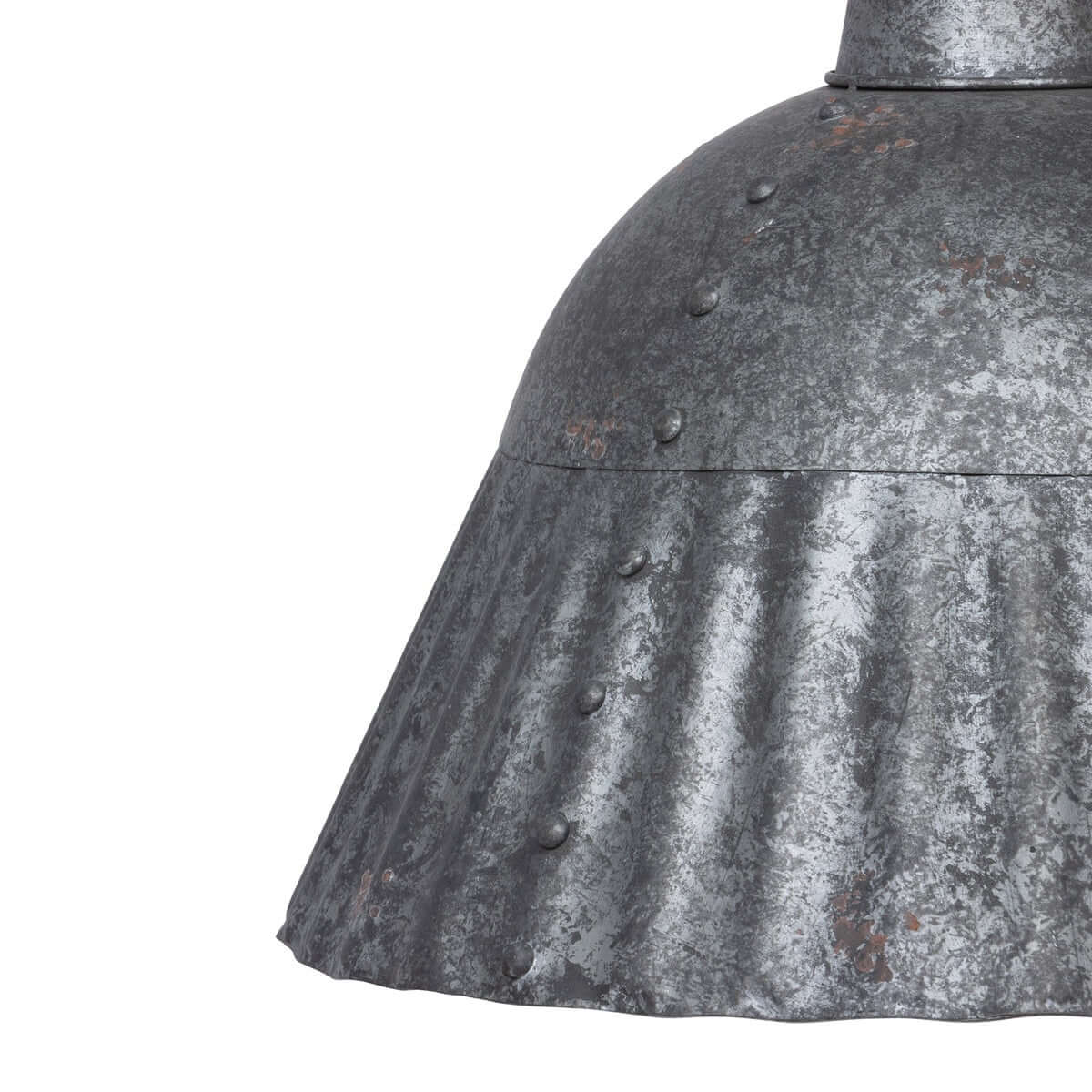 Farmhouse Galvanized Pendant Light