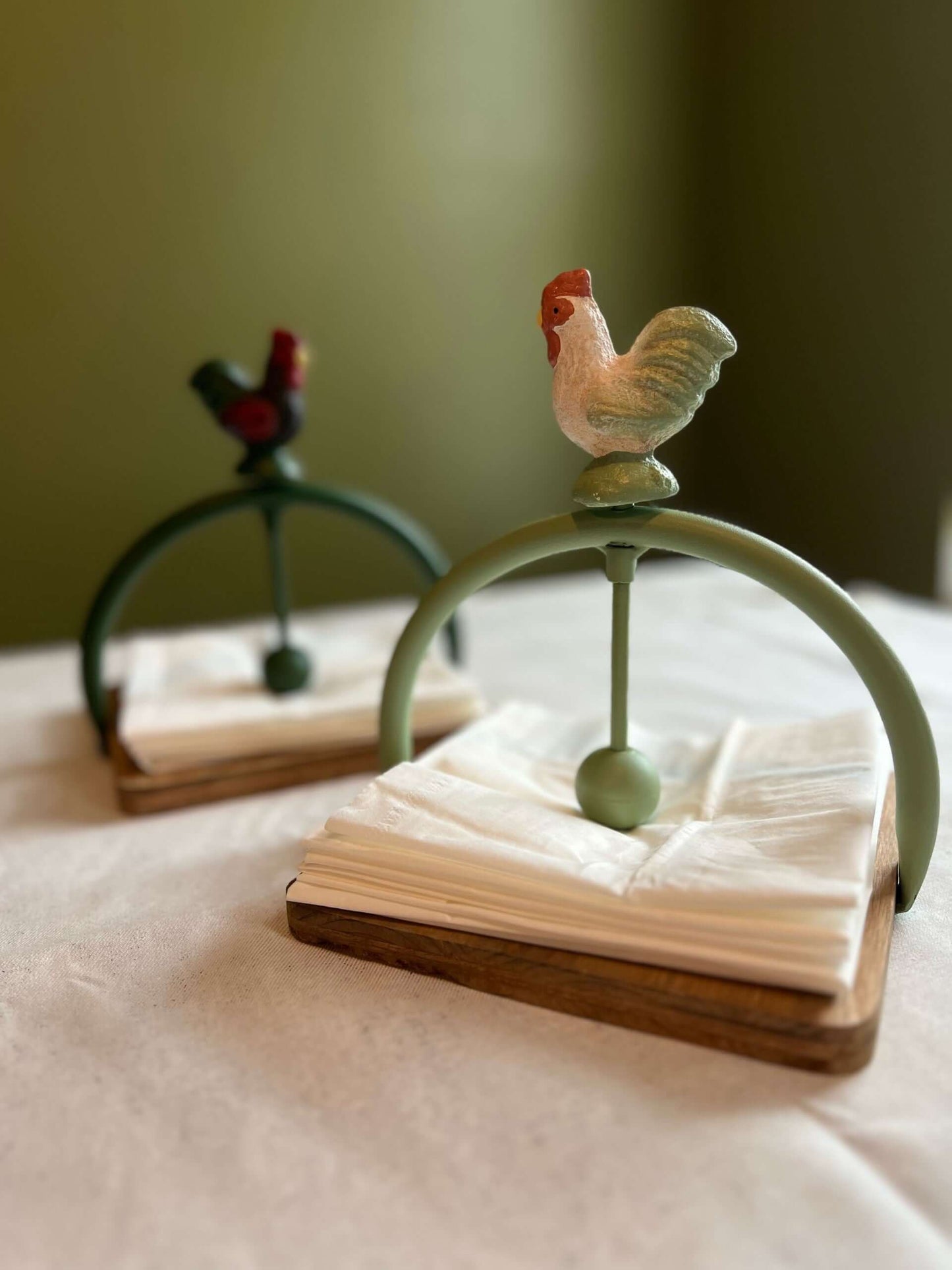 Farmhouse Rooster Napkin Holder
