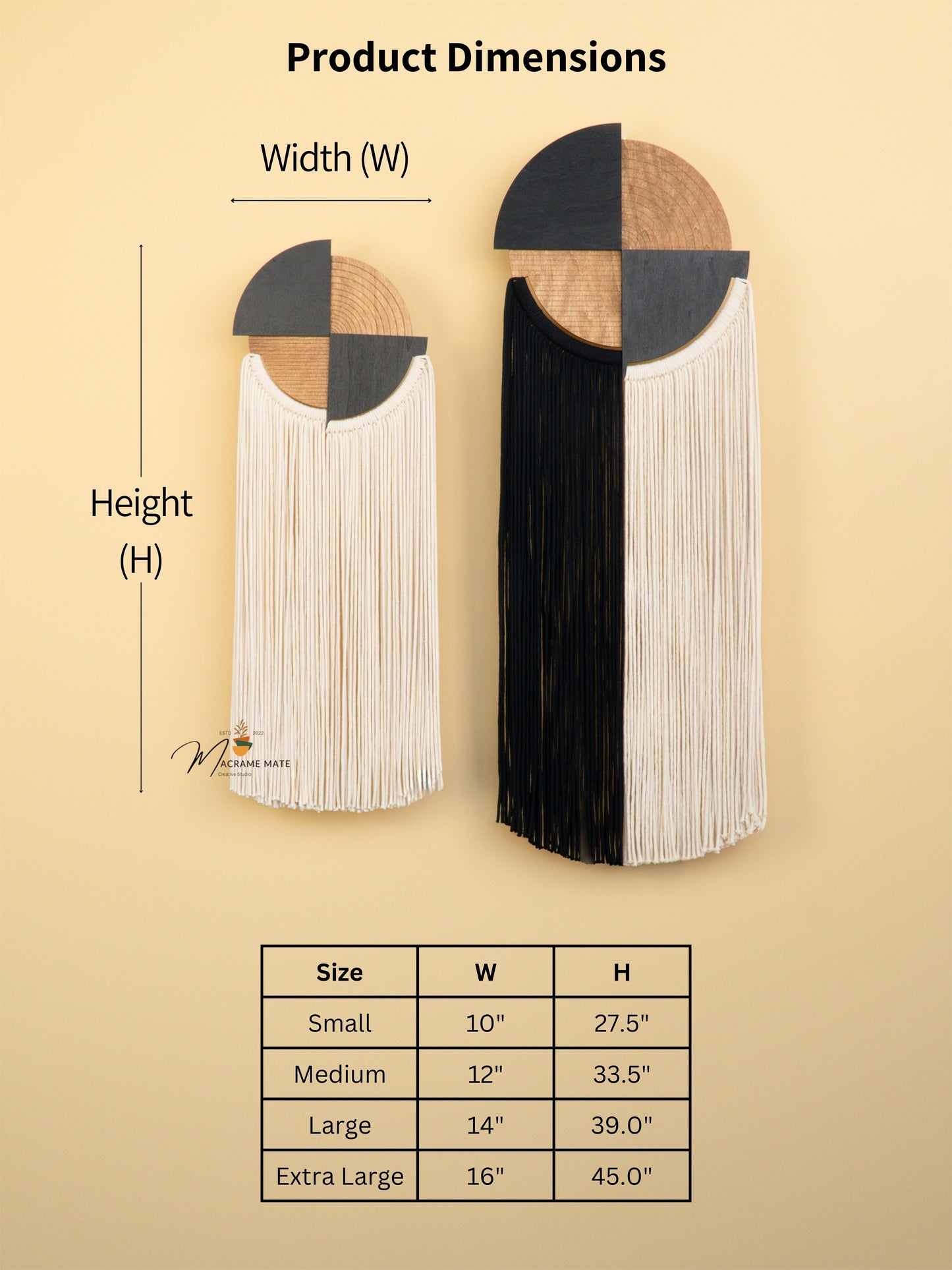 Fathom Macrame Fiber Wall Art (Y39)