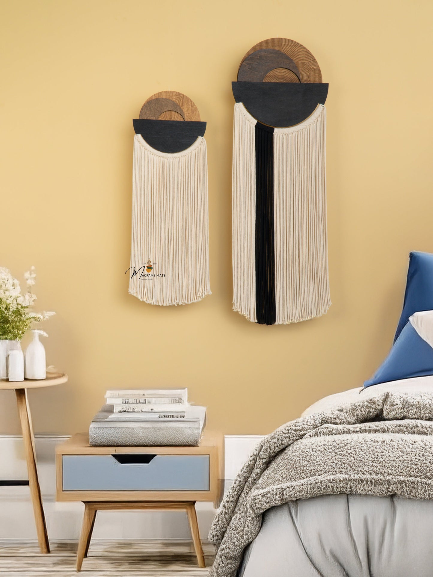 Fathom Macrame Fiber Wall Art (Y41)